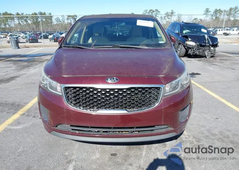 2016 Kia Sedona Lx из США, поврежденный, VIN KNDMB5C18G6086064